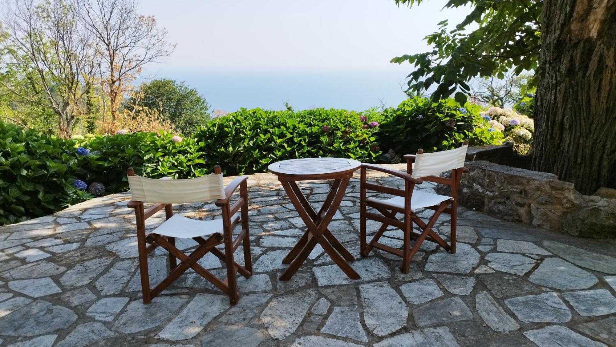 White Stone House With Great Sea View Villa Tsagkarada Eksteriør billede