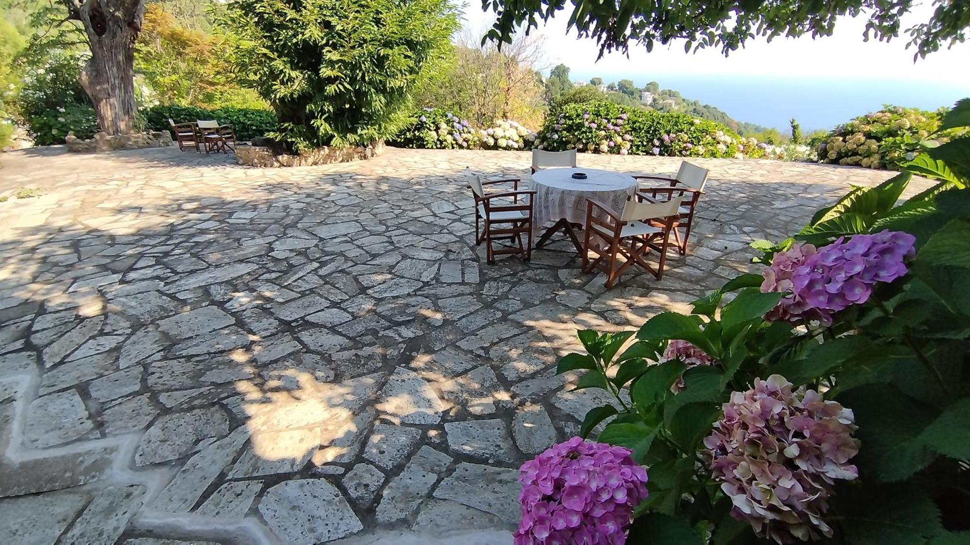White Stone House With Great Sea View Villa Tsagkarada Eksteriør billede